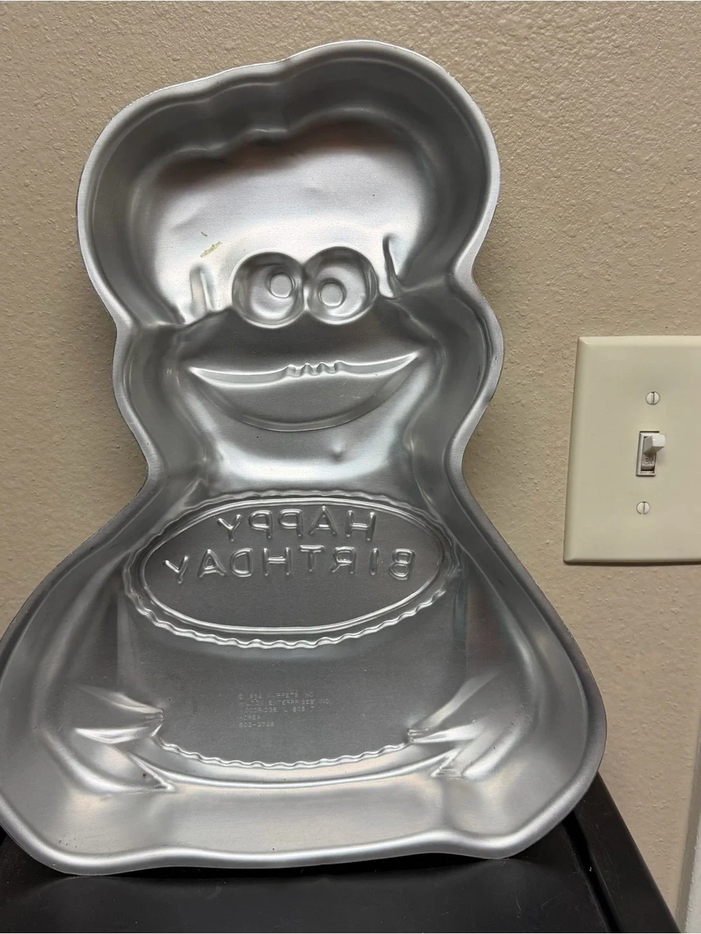 Vintage 1982 Muppets Cookie Monster Wilton Cake Pan
